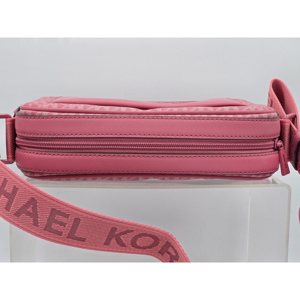 Michael Kors Maeve Large Signature Crossbody Bag - Rose Wild Berry - Excellent - Picture 5 of 15